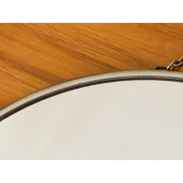 Mid-Century French Round Barbers Mirror, 1950s For Sale - Image 11 of 18
