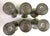 American 1940s Empire Pewter Co., Amsterdam,, New York Weighted, Pewter Cordials - Set of 6 For Sale - Image 3 of 4