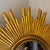Vintage Gilded Gold Sunburst Wall Mirror For Sale - Image 4 of 9
