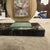 Art Deco 1930s Art Deco Portoro Marble and Metal French Table Clock For Sale - Image 3 of 13