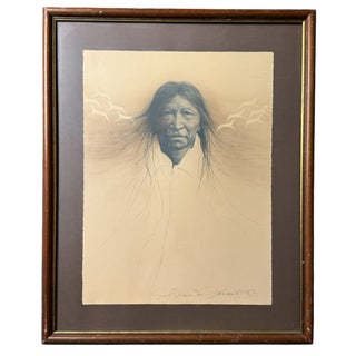 Frank Howell “Sioux Dream” 1983 Signed & Numbered Limited Edition Lithograph 96/100 For Sale