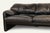 Maralunga 3-Seater Sofa in Black Leather by Vico Magistretti for Cassina, 1970s For Sale - Image 9 of 18