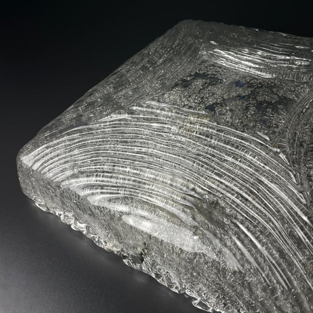 1960s Vintage Ice Murano Glass Ceiling Lamp by J. T. Kalmar, Austria, 1960s For Sale - Image 5 of 15