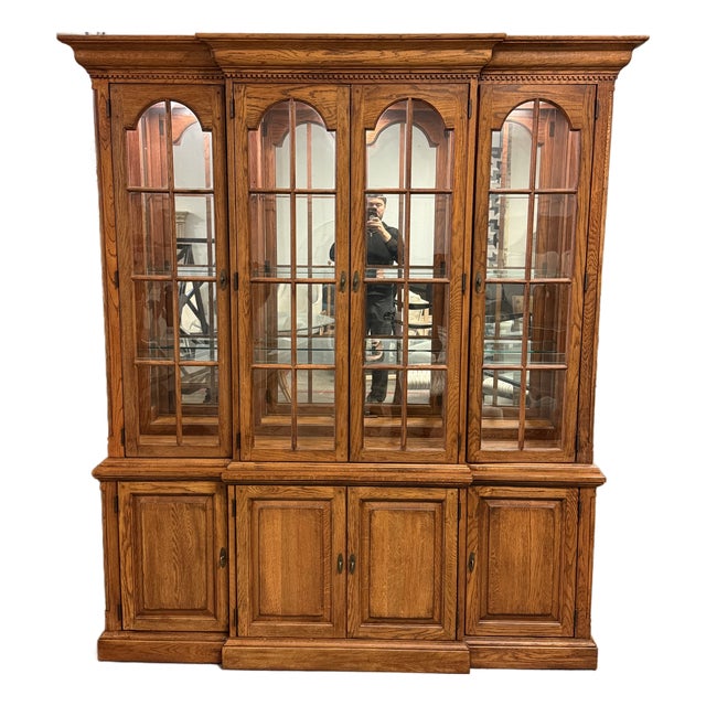 Bob Timberlake for Lexington Furniture Mallard Breakfront Cabinet For Sale