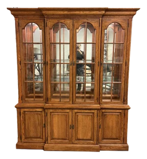 Bob Timberlake for Lexington Furniture Mallard Breakfront Cabinet