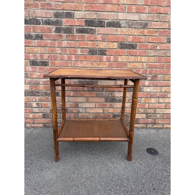 19th Century English Bamboo Side Table For Sale In Nashville - Image 6 of 9