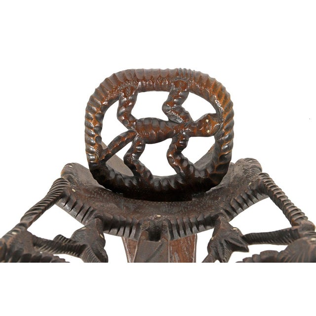 20th Century African Ceremonial Palaver Chair For Sale - Image 4 of 5