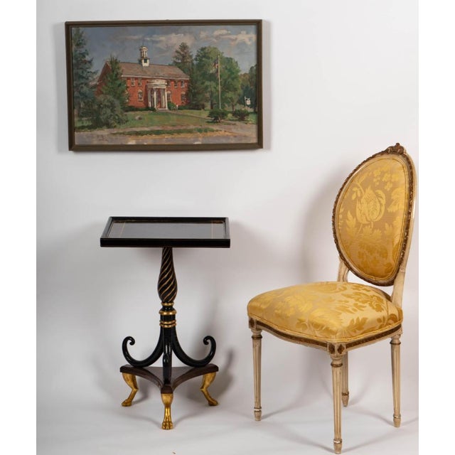 Pennsylvania Artist Bertha Ottilie Stammler Townsend Architectural Oil Painting