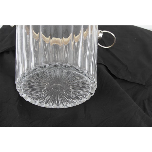 Metal Mid 20th Century Brass Champagne & Ice Bucket Stand For Sale - Image 7 of 12