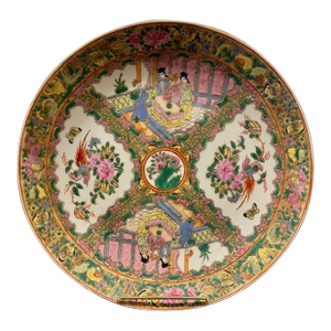 Chinese Rose Medallion Charger