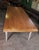 Oak Refectory Dining Table with Painted Base For Sale - Image 4 of 10