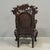 Antique Japanese High Back Red Lacquer Monkey Armchair For Sale - Image 4 of 16