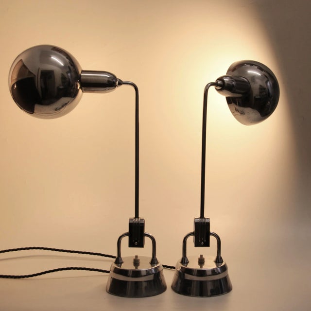 Jumo Model 600! This vintage desk lamps were designed by Charlotte Perriand between 1920 and 1949 in France. They were...