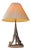 Vintage Brutalist Steel Table Lamp, 1970s For Sale