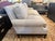 Contemporary Bench Crafted Bespoke Twill Sofa, Heathered Taupe For Sale - Image 3 of 12