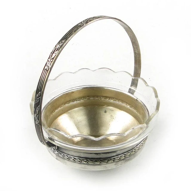 Silver Art Deco Sugar Bowl from Bracia Henneberg, 1930s For Sale - Image 8 of 13