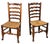 Georgian Farmhouse Ladderback Dining Chairs, Early 19th Century, Set of 10 For Sale - Image 4 of 18