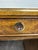 Vintage Drexel Et Cetera Campaign Style Burl Wood Tooled Leather Executive Desk For Sale - Image 10 of 13
