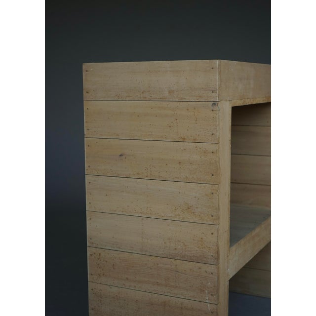 Bossche School Two-Tier Side Table in the style of Dom Hans Van Der Laan, 1960s For Sale - Image 14 of 18