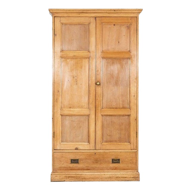English Pine Cupboard, 1880s For Sale