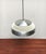 Silver Mid-Century German Space Age Aluminum and Glass Pendant Lamp from Doria, 1960s For Sale - Image 8 of 18