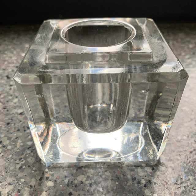 Early 21st Century Crystal Inkwell For Sale In New York - Image 6 of 13