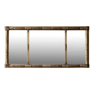 Gilt Overmantel Mirror, 19th Century For Sale