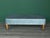 Turquoise 1960s Mid-Century Modern Upholstered Bench For Sale - Image 8 of 9