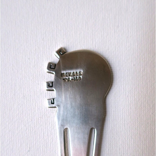 Turquoise Sterling Silver Turquoise Bookmarker Letter Opener For Sale - Image 8 of 8