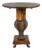 1980s Maitland-Smith Attributed Burnt Bamboo Drop-Leaf Table With Brass Feet For Sale