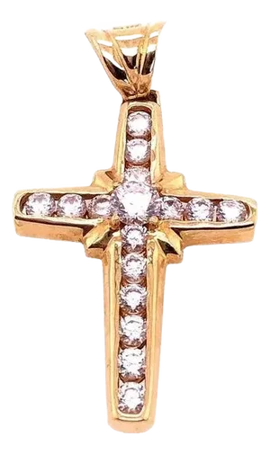 14 Karat Yellow Gold Religious / Crucifix Pendant