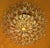 Italian Gilt Brass and Crystal Ceiling Lamp from Stilkronen, 1970s For Sale - Image 6 of 11