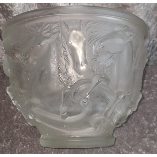 Satin Art Deco Glass Bowl by Josef Inwald for Barolac, 1930s, in Very Good conditions. Designed 1920 to 1949 This piece is...
