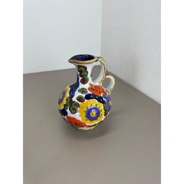 Vintage German Ceramic Studio Pottery Vase by Marei Ceramics, 1970s For Sale - Image 3 of 18