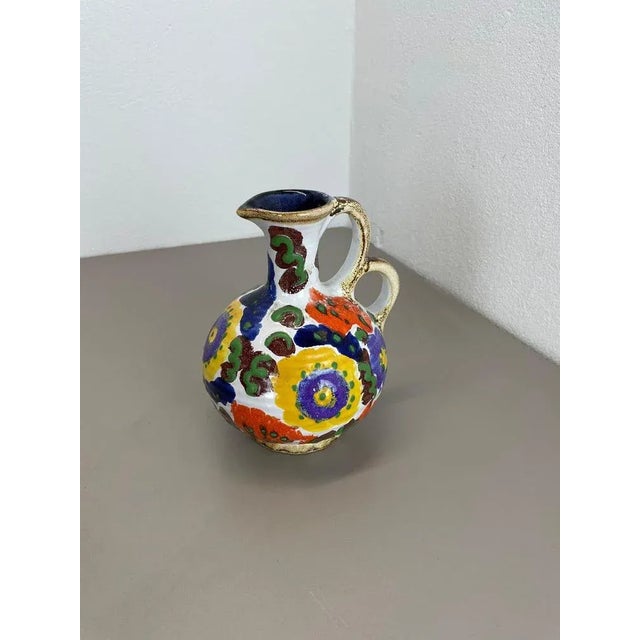Vintage German Ceramic Studio Pottery Vase from Marei Ceramics, 1970s For Sale - Image 3 of 18