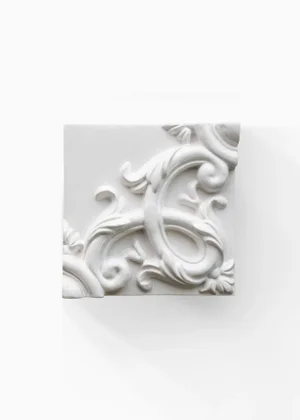 Decorative Ceramic Acanthus Panel by Anthony & Joseph Bevilacqua for MYOP