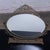 Late 19th Century Late 19th to Early 20th Century Art Nouveau Tabletop Metal Vanity Oval Beveled Mirror W/Candle Holders For Sale - Image 5 of 18