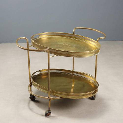 Vintage Brass Trolley, 1960s For Sale - Image 13 of 15