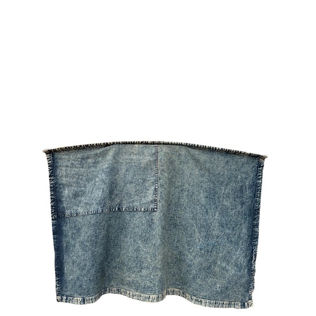 Sterling Ruby, Sterling Ruby American Flag Denim Chianti Flag Tapestry Wall Hanging Pop Art, 2015 For Sale In Miami - Image 6 of 13