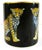 1980s Halcyon Days Magnificent Wildlife Two Tiger and Two Twin Leopard Mugs - Set of Four For Sale - Image 15 of 18