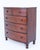 Wood Victorian Mahogany Bow Front Chest of Drawers, 1860s For Sale - Image 7 of 7