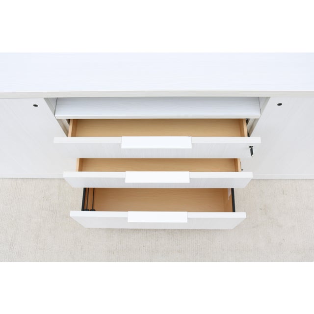 Modern Knoll Reff Profiles Classic Credenza, Sideboard in Whitened Ash Laminate For Sale - Image 13 of 18