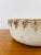 Vintage 1970s Handmade White Stoneware Low Wide Studio Pottery Bowl or Planter For Sale - Image 4 of 9