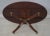 English Elliptical Mahogany Coffee Table For Sale - Image 10 of 10