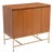 Paul McCobb Calvin Irwin Collection Bi-Fold Door 4 Drawer Dresser Credenza Chest Mahogany Brass For Sale