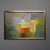 1950s 1950s Abstract Oil Painting on Linen by Piry Rame, Framed For Sale - Image 5 of 5