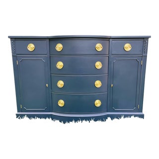 Refinished 1950's Drexel Heritage Duncan Phyfe Buffet For Sale