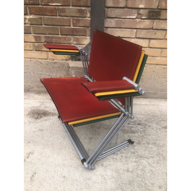 Vintage Ballerina Coloured Dining Armchairs by Herbert Ohl for Matteo Grassi, 1980s, Set of 3 For Sale - Image 6 of 18