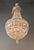 Antique French Empire Crystal Basket Chandelier Brass and Cut Crystal Closed For Sale - Image 4 of 9