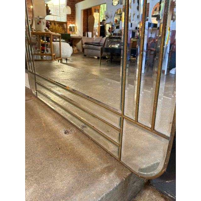 Antonio Lupi Art Deco Wall Mirror, Italy, C. 1970s For Sale - Image 9 of 11